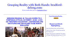 Desktop Screenshot of bradford-delong.com