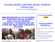 Tablet Screenshot of bradford-delong.com